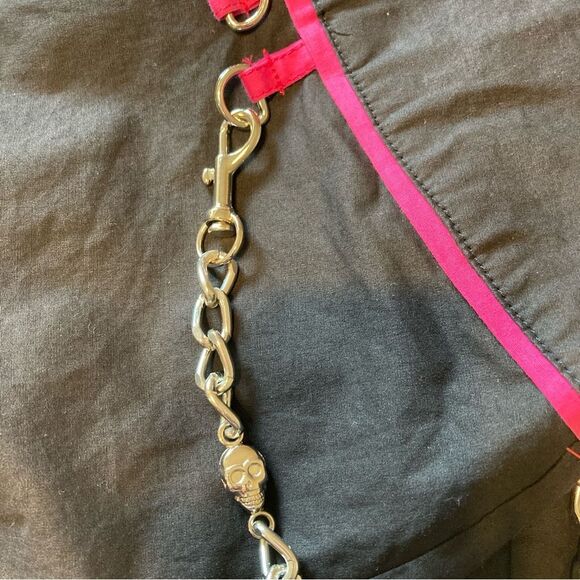 NWT Size 26 3X/4X Tripp NYC Curve Black & Pink Tulle Ruffle Chain Skirt - Picture 4 of 12